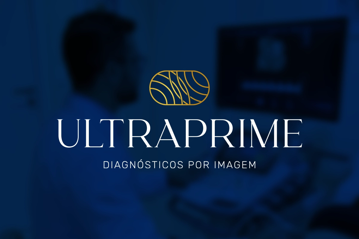 Identidade Visual - logotipo criado para clínica de ultrassonografia Ultraprime — Forpub