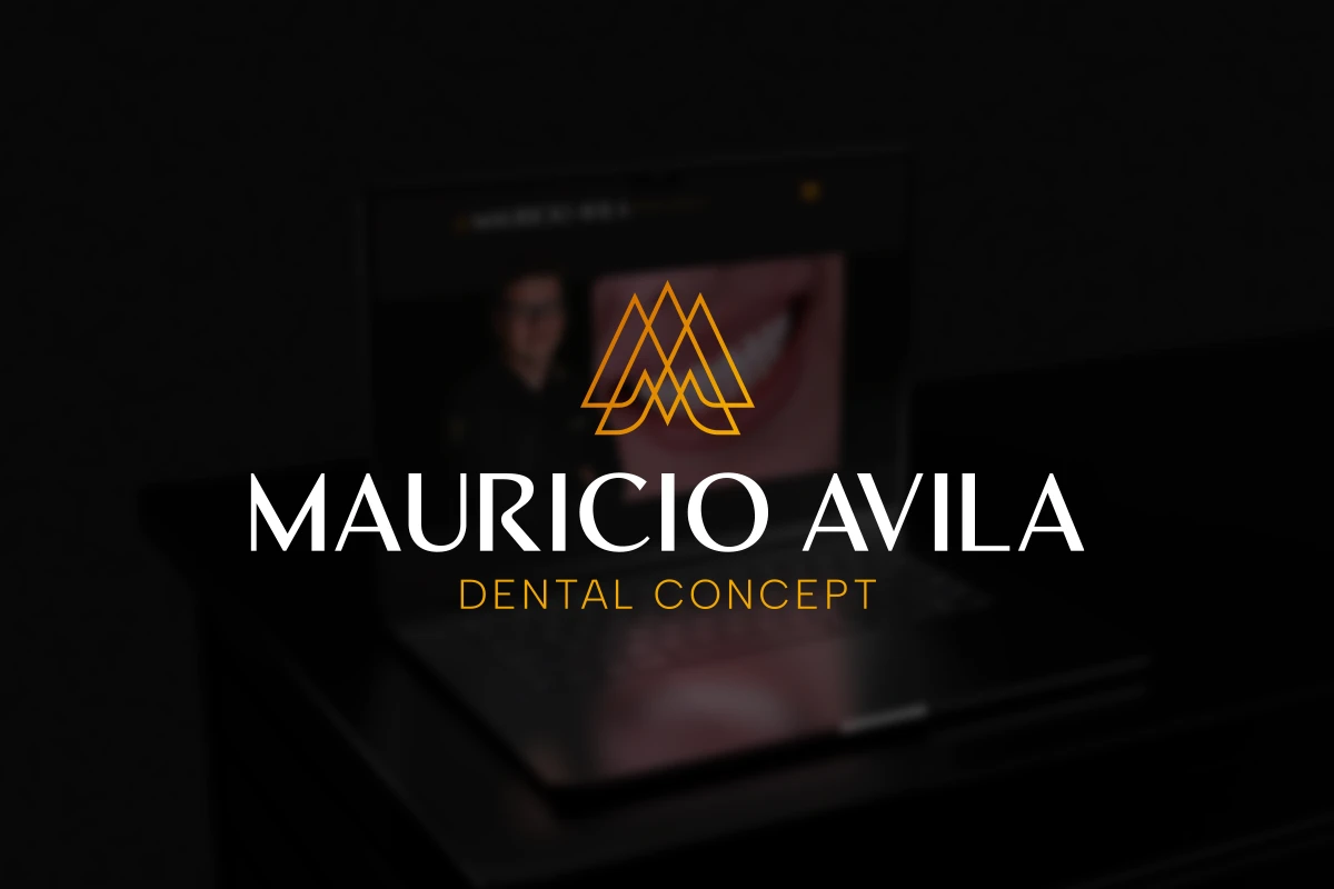 Logotipo, Identidade Visual, criado para Mauricio Avila Dental Comcept de Joaçaba, SC