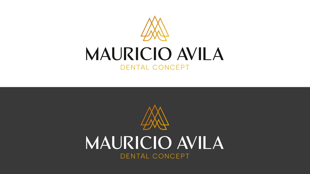 Logotipo Maurício Avila Dental Concept, especialista em odontologia estética de alto padrão, Joaçaba, SC